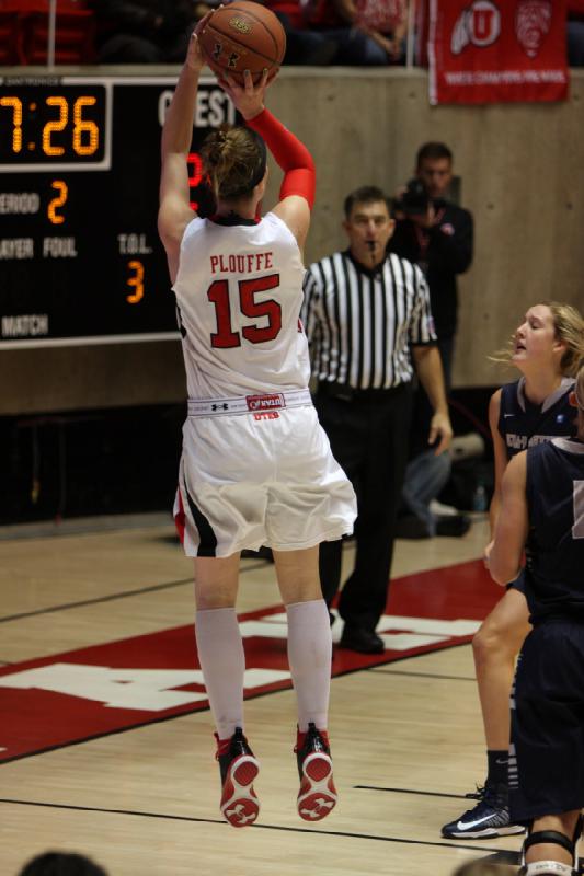 2012-11-27 19:55:11 ** Basketball, Michelle Plouffe, Utah State, Utah Utes, Women's Basketball ** 
