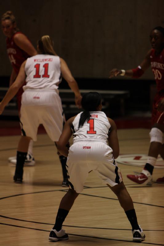 2012-01-12 19:01:06 ** Basketball, Damenbasketball, Janita Badon, Stanford, Taryn Wicijowski, Utah Utes ** 