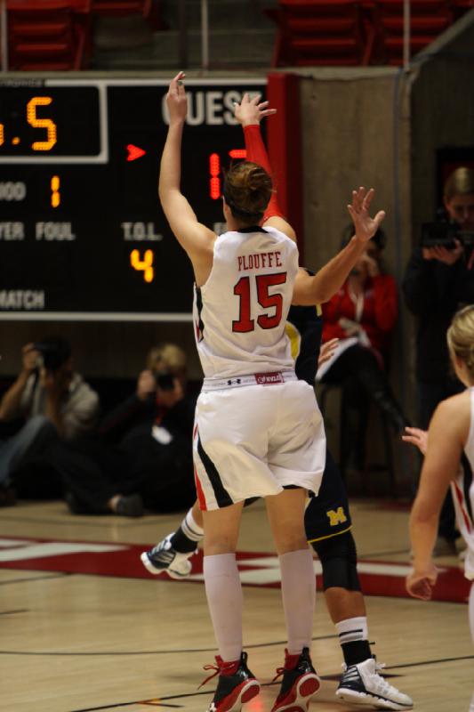 2012-11-16 17:05:02 ** Basketball, Damenbasketball, Michelle Plouffe, Michigan, Rachel Messer, Utah Utes ** 