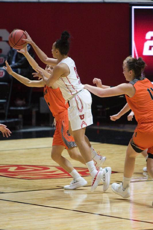 2018-11-19 19:28:48 ** Basketball, Idaho State, Kiana Moore, Utah Utes, Women's Basketball ** 