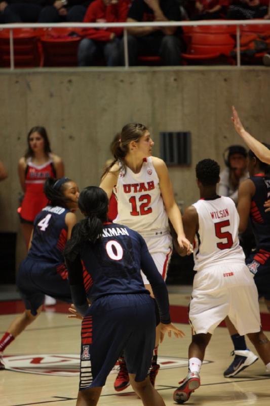 2014-01-26 15:56:47 ** Arizona, Basketball, Cheyenne Wilson, Emily Potter, Utah Utes, Women's Basketball ** 