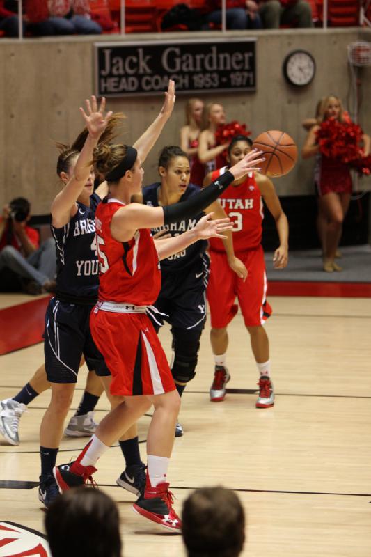2012-12-08 16:12:12 ** Basketball, BYU, Iwalani Rodrigues, Michelle Plouffe, Utah Utes, Women's Basketball ** 