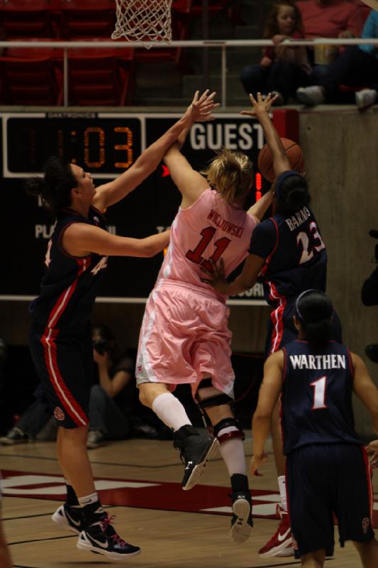 2012-02-11 14:13:42 ** Arizona, Basketball, Damenbasketball, Taryn Wicijowski, Utah Utes ** 