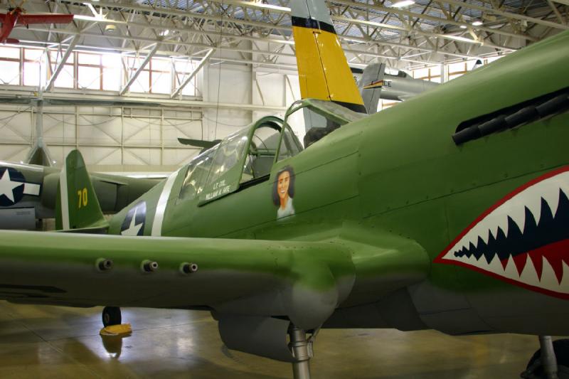 2007-04-01 15:22:56 ** Air Force, Hill AFB, Utah ** Curtiss P-40N 'Warhawk'.