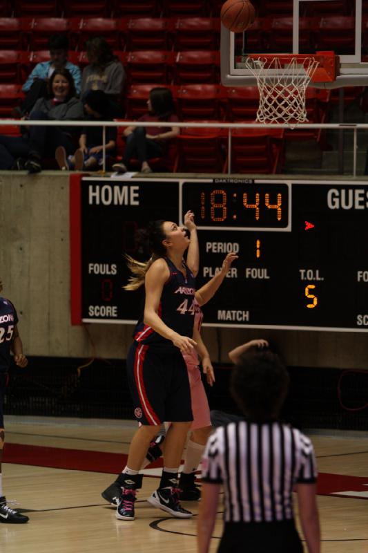 2012-02-11 14:01:05 ** Arizona, Basketball, Damenbasketball, Taryn Wicijowski, Utah Utes ** 