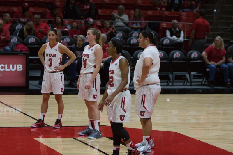 2015-11-17 20:47:28 ** Basketball, Damenbasketball, Joeseta Fatuesi, Lamar, Malia Nawahine, Paige Crozon, Tanaeya Boclair, Utah Utes ** 