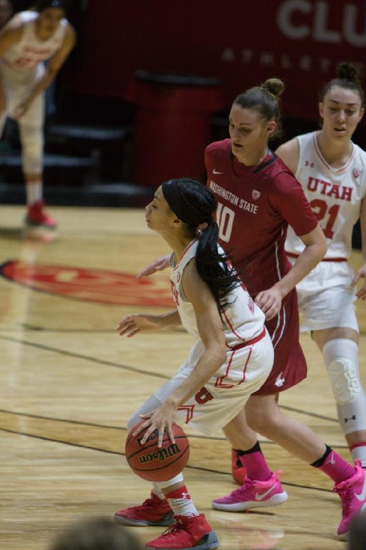 2017-02-05 12:14:31 ** Basketball, Daneesha Provo, Kiana Moore, Utah Utes, Washington State, Wendy Anae, Women's Basketball ** 