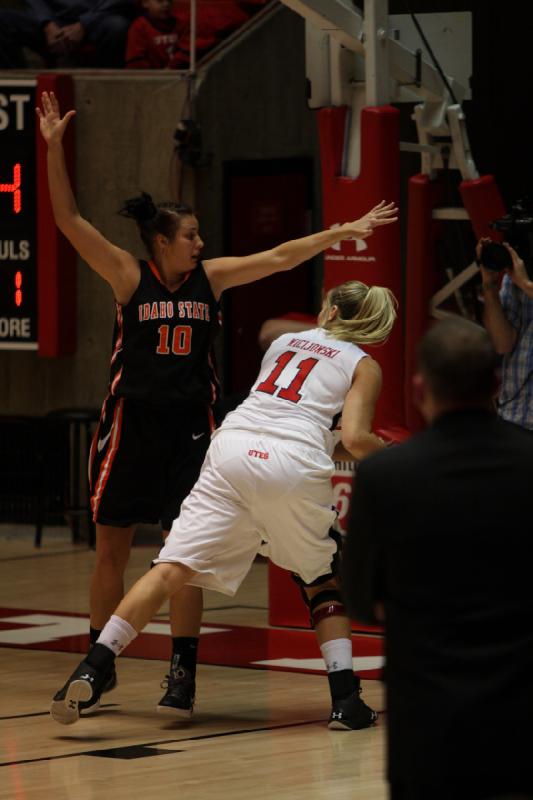 2011-12-06 19:11:34 ** Basketball, Idaho State, Taryn Wicijowski, Utah Utes, Women's Basketball ** 