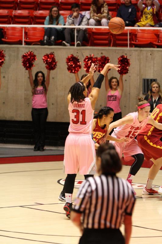 2014-02-27 19:30:57 ** Basketball, Ciera Dunbar, Michelle Plouffe, USC, Utah Utes, Women's Basketball ** 