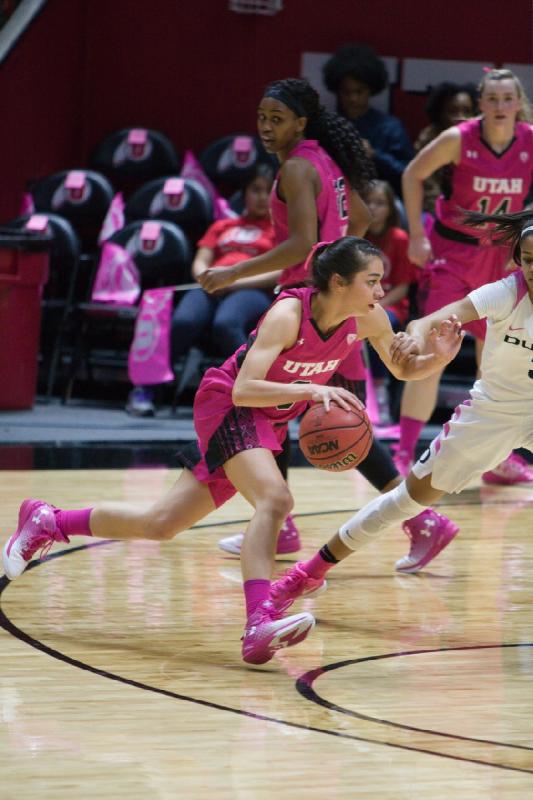 2017-02-17 18:15:49 ** Basketball, Damenbasketball, Malia Nawahine, Oregon, Paige Crozon, Tanaeya Boclair, Utah Utes ** 