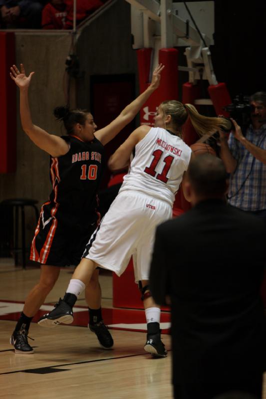 2011-12-06 19:11:35 ** Basketball, Idaho State, Taryn Wicijowski, Utah Utes, Women's Basketball ** 