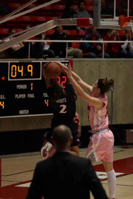 2012-02-11 14:38:37 ** Anthony Levrets, Arizona, Basketball, Michelle Plouffe, Rachel Morris, Utah Utes, Women's Basketball ** 