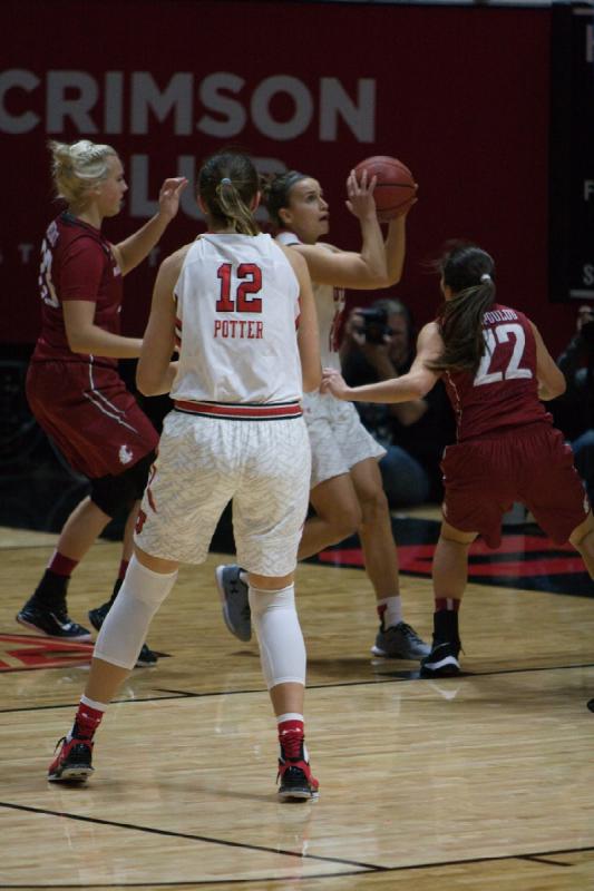 2016-01-02 17:20:21 ** Basketball, Emily Potter, Katie Kuklok, Utah Utes, Washington State, Women's Basketball ** 