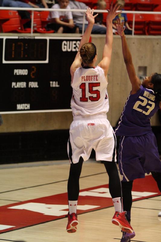 2014-02-16 15:57:19 ** Basketball, Michelle Plouffe, Utah Utes, Washington, Women's Basketball ** 