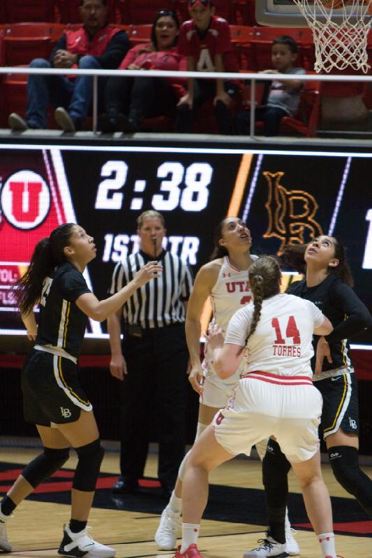 2018-11-16 19:13:28 ** Andrea Torres, Basketball, Long Beach State, Niyah Becker, Utah Utes, Women's Basketball ** 