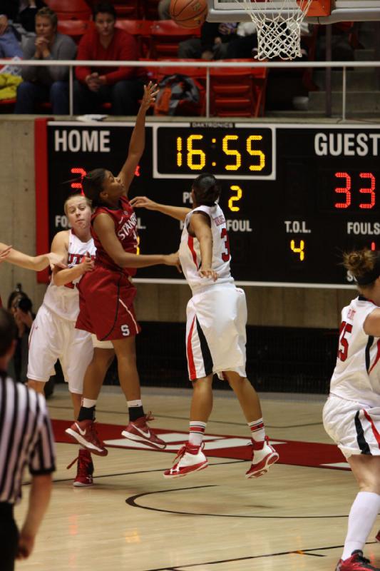 2013-01-06 14:52:32 ** Basketball, Iwalani Rodrigues, Michelle Plouffe, Rachel Messer, Stanford, Utah Utes, Women's Basketball ** 