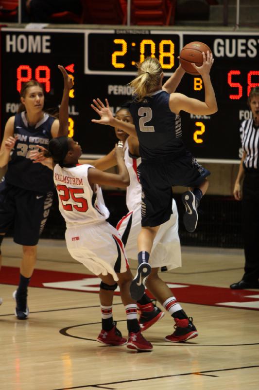 2012-11-27 20:35:06 ** Ariel Reynolds, Awa Kalmström, Basketball, Utah State, Utah Utes, Women's Basketball ** 
