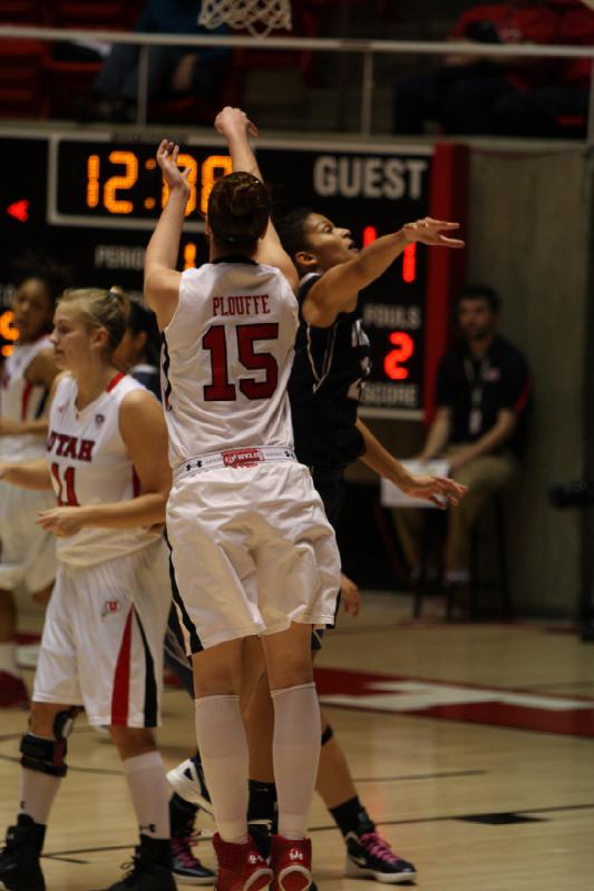 2012-03-15 19:12:53 ** Basketball, Damenbasketball, Michelle Plouffe, Taryn Wicijowski, Utah State, Utah Utes ** 