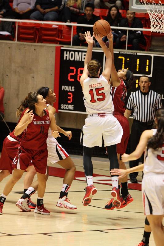 2014-02-14 19:22:30 ** Basketball, Devri Owens, Malia Nawahine, Michelle Plouffe, Utah Utes, Washington State, Women's Basketball ** 