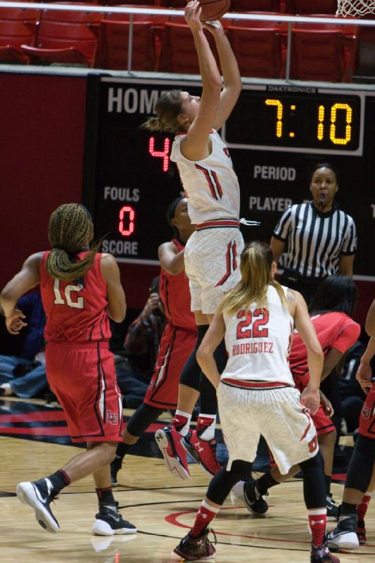 2015-11-17 19:03:22 ** Basketball, Damenbasketball, Danielle Rodriguez, Emily Potter, Lamar, Utah Utes ** 