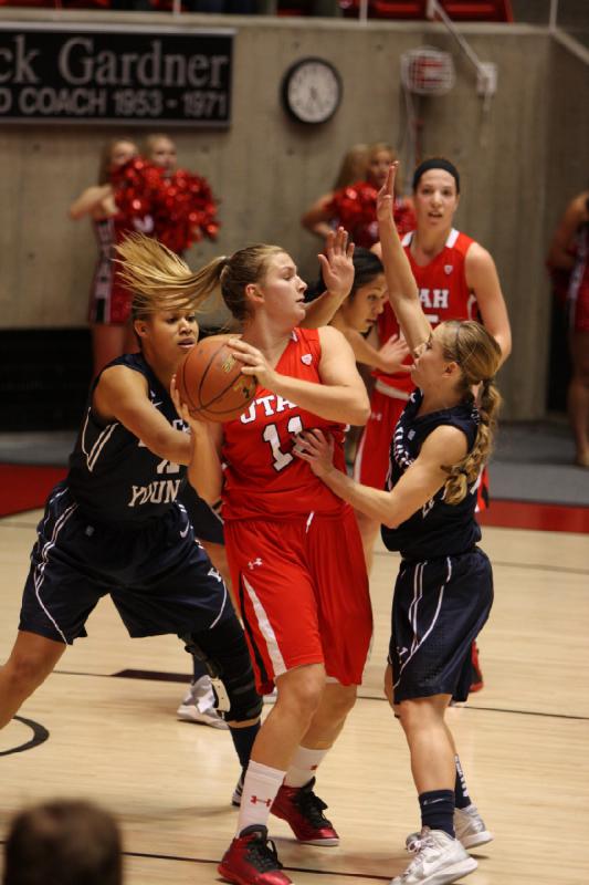 2012-12-08 16:32:26 ** Basketball, BYU, Michelle Plouffe, Taryn Wicijowski, Utah Utes, Women's Basketball ** 