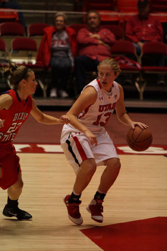 2011-11-05 18:37:00 ** Basketball, Dixie State, Rachel Messer, Utah Utes, Women's Basketball ** 