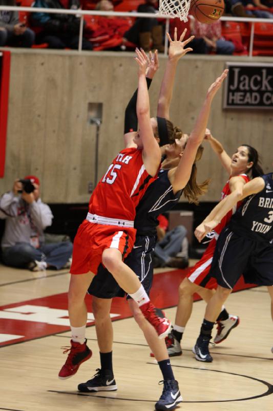 2012-12-08 16:20:57 ** Basketball, BYU, Chelsea Bridgewater, Damenbasketball, Michelle Plouffe, Utah Utes ** 