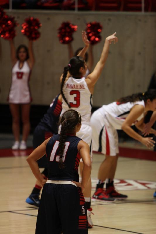 2013-12-21 15:02:13 ** Basketball, Malia Nawahine, Nakia Arquette, Samford, Utah Utes, Women's Basketball ** 