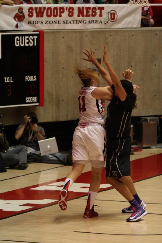 2013-02-22 18:54:24 ** Basketball, Damenbasketball, Taryn Wicijowski, Utah Utes, Washington ** 