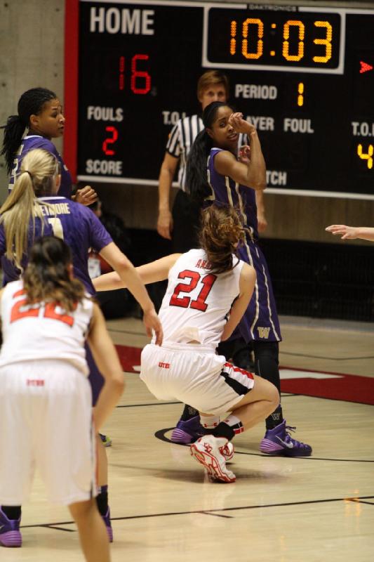2014-02-16 15:16:57 ** Basketball, Damenbasketball, Danielle Rodriguez, Utah Utes, Washington, Wendy Anae ** 