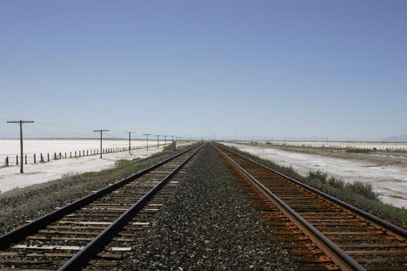2005-05-22 14:30:24 ** Utah ** Train tracks near the Knools exit at Interstate 80.