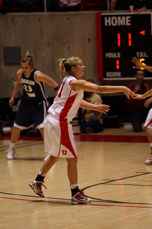 2010-01-30 15:12:54 ** Basketball, BYU, Taryn Wicijowski, Utah Utes, Women's Basketball ** 