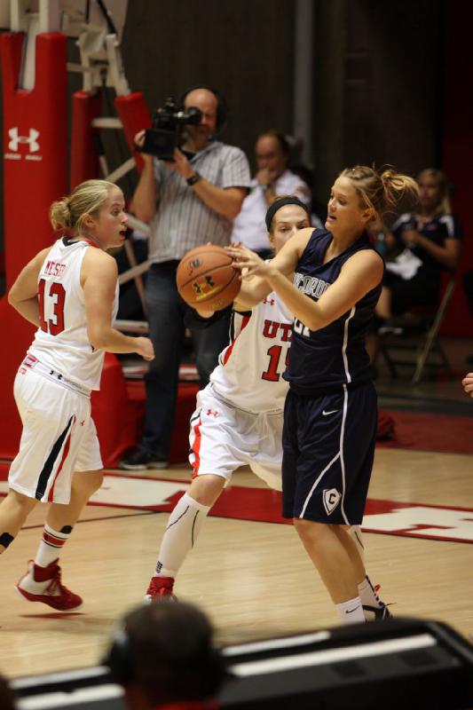 2012-11-01 19:59:10 ** Basketball, Concordia, Michelle Plouffe, Rachel Messer, Utah Utes, Women's Basketball ** 