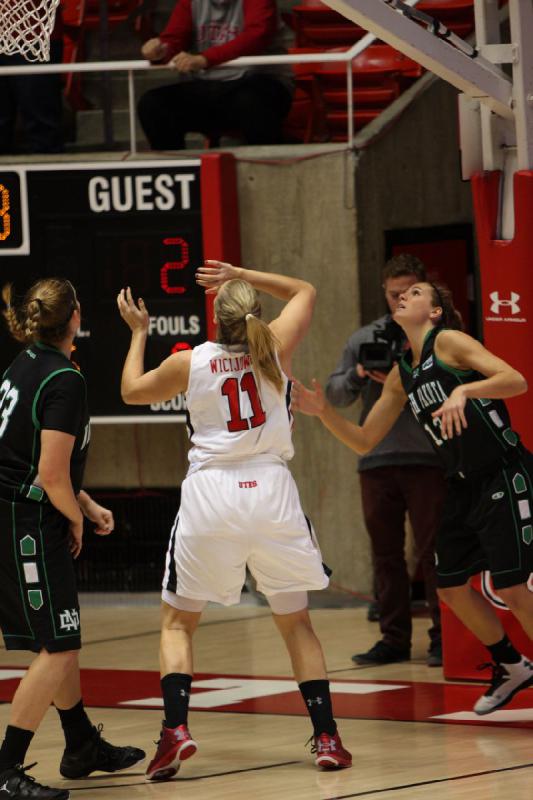 2012-12-29 15:01:24 ** Basketball, North Dakota, Taryn Wicijowski, Utah Utes, Women's Basketball ** 