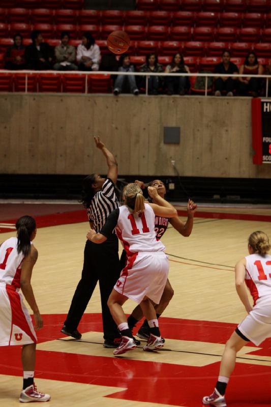 2010-02-21 13:58:13 ** Basketball, Damenbasketball, Janita Badon, Rachel Messer, SDSU, Taryn Wicijowski, Utah Utes ** 