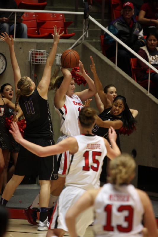 2013-02-22 18:55:58 ** Basketball, Michelle Plouffe, Rachel Messer, Taryn Wicijowski, Utah Utes, Washington, Women's Basketball ** 
