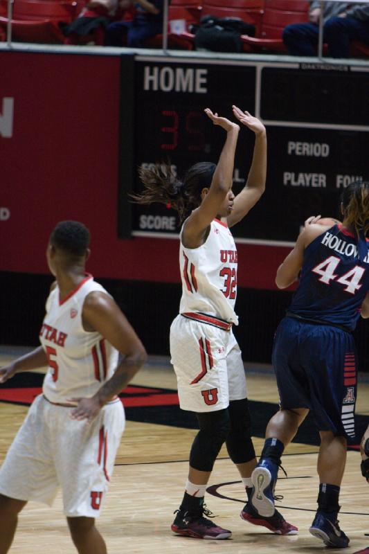 2015-01-30 20:03:42 ** Arizona, Basketball, Cheyenne Wilson, Tanaeya Boclair, Utah Utes, Women's Basketball ** 