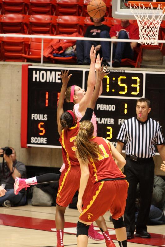 2014-02-27 19:25:11 ** Basketball, Michelle Plouffe, USC, Utah Utes, Women's Basketball ** 