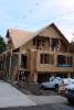 Houses are built pretty much the same way as houses in the USA.