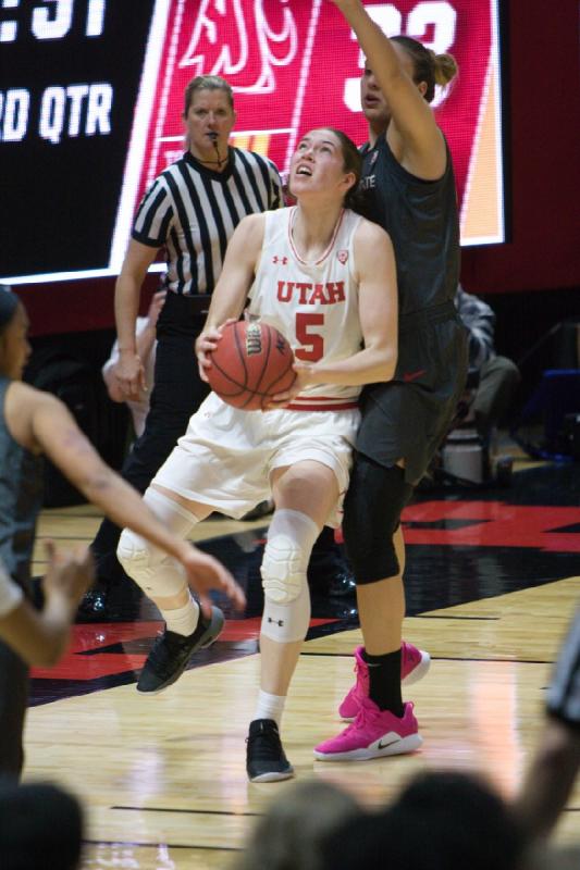 2019-02-24 12:56:52 ** Basketball, Megan Huff, Utah Utes, Washington State, Women's Basketball ** 