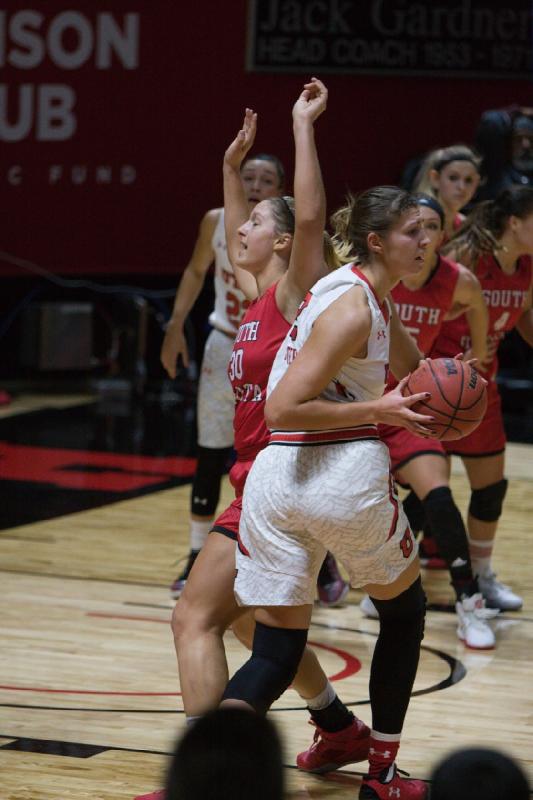 2015-11-13 18:46:30 ** Basketball, Danielle Rodriguez, Emily Potter, South Dakota, Utah Utes, Women's Basketball ** 