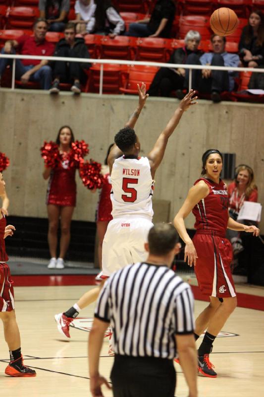 2014-02-14 19:26:41 ** Basketball, Cheyenne Wilson, Utah Utes, Washington State, Women's Basketball ** 