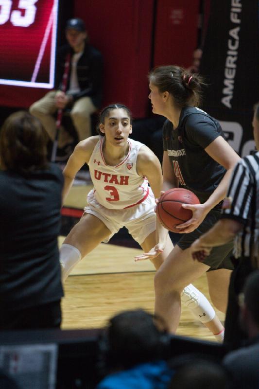 2019-02-24 13:21:22 ** Basketball, Damenbasketball, Niyah Becker, Utah Utes, Washington State ** 