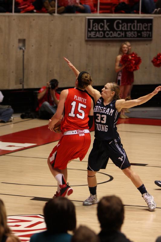 2012-12-08 16:19:36 ** Basketball, BYU, Michelle Plouffe, Utah Utes, Women's Basketball ** 