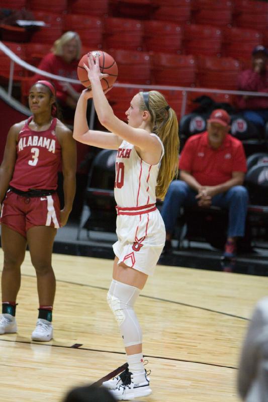 2018-11-13 20:44:32 ** Alabama, Basketball, Dru Gylten, Utah Utes, Women's Basketball ** 