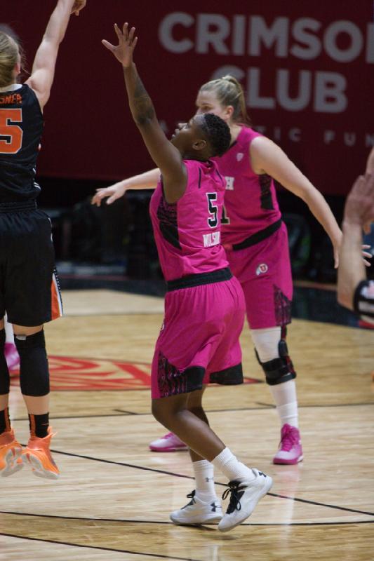 2015-02-22 13:25:09 ** Basketball, Cheyenne Wilson, Oregon State, Taryn Wicijowski, Utah Utes, Women's Basketball ** 