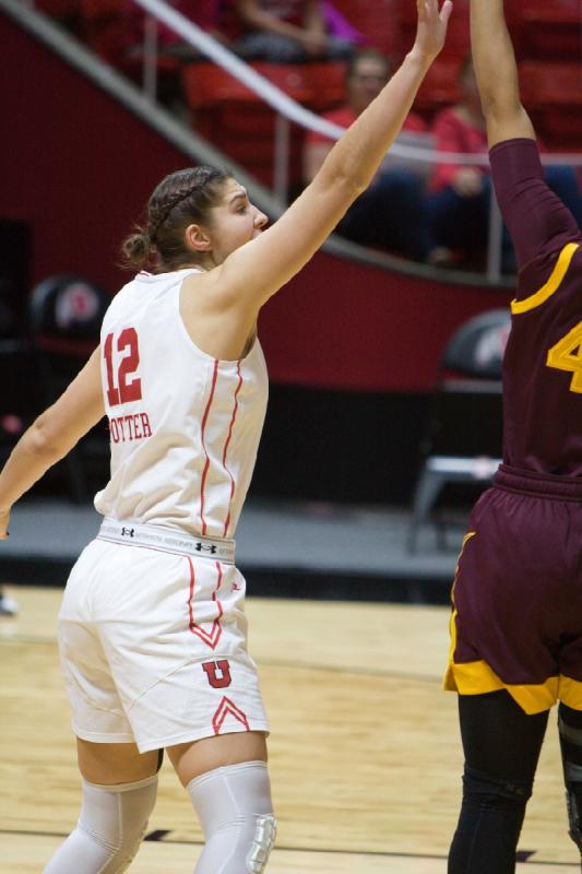 2017-12-31 12:00:35 ** Arizona State, Basketball, Damenbasketball, Emily Potter, Utah Utes ** 