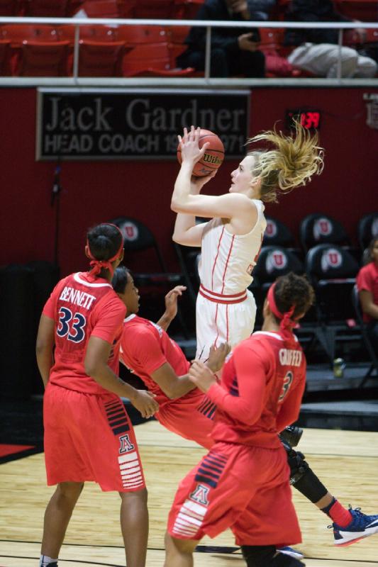 2017-01-08 13:38:39 ** Arizona, Basketball, Paige Crozon, Utah Utes, Women's Basketball ** 