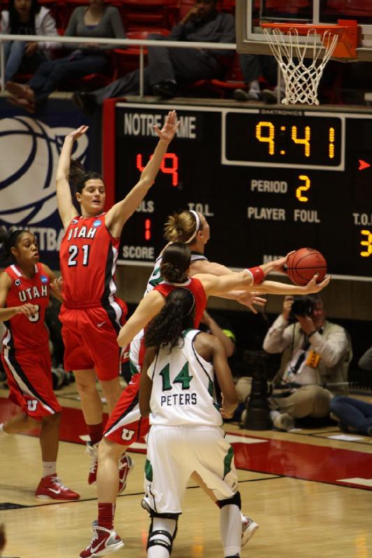2011-03-19 17:52:31 ** Basketball, Chelsea Bridgewater, Iwalani Rodrigues, Michelle Harrison, Notre Dame, Utah Utes, Women's Basketball ** 