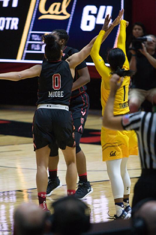 2019-01-25 20:42:19 ** Basketball, Cal, Dre'Una Edwards, Kiana Moore, Utah Utes, Women's Basketball ** 